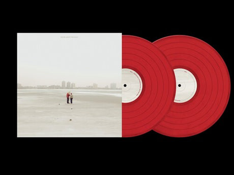 Racing Mount Pleasant - Racing Mount Pleasant album cover and 2LP red vinyl. 