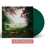 Ratboys - Singin to an Empty Chair album cover shown with 2 green colored vinyl records