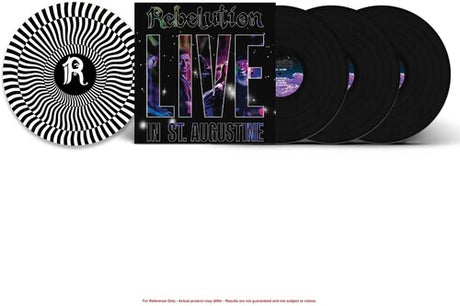 Rebelution - Live in St. Augustine album cover and 3LP vinyl. 
