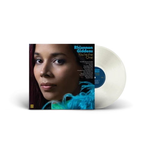 Rhiannon Giddens - You're The One album cover and milky clear vinyl. 