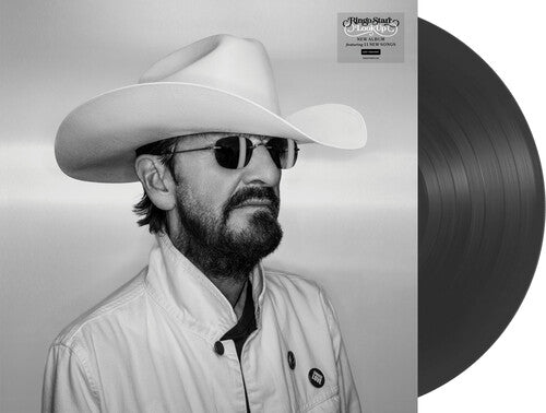 Ringo Starr "Look Up" album cover shown with black vinyl record