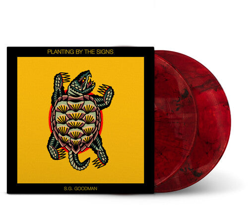 S.G. Goodman - Planting By the Signs album cover and red vinyl. 