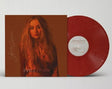 Sabrina Carpenter - Evolution album cover and red vinyl. 