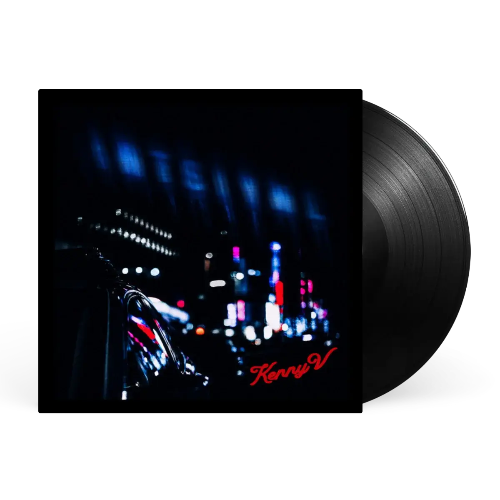 Serengeti - Kenny V album cover and black vinyl 