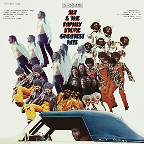 Sly & the Family Stone - Greatest Hits album cover. 
