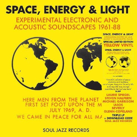 Soul Jazz Records Presents - Space, Energy & Light album cover. 