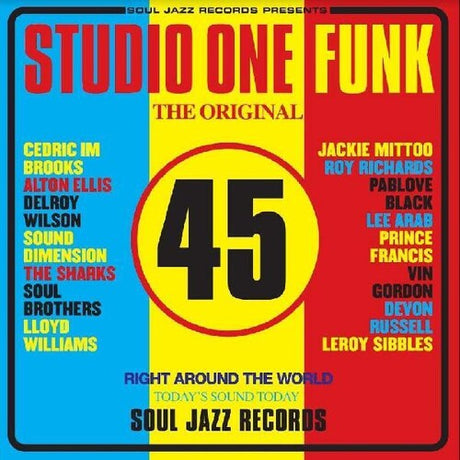 Soul Jazz Records Presents - Studio One Funk album cover. 