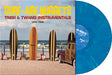 Surf-Age Nuggets: Trash & Twang Instrumentals album cover and blue vinyl. 