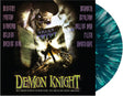 Various Artists - TALES FROM THE CRYPT PRESENTS: Demon Knight album cover and blue splatter vinyl. 