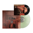 Taking Back Sunday - Louder Now album cover, coke bottle green LP and black 7" single. 
