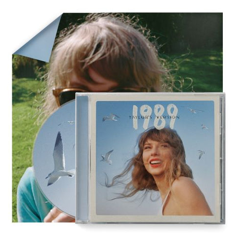 Taylor Swift - 1989 (Taylor's Version)_CD album cover shown with Poster in the background