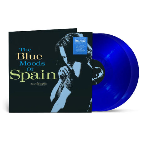 Spain - The Blue Moods of Spain  album cover and 2LP blue vinyl. 