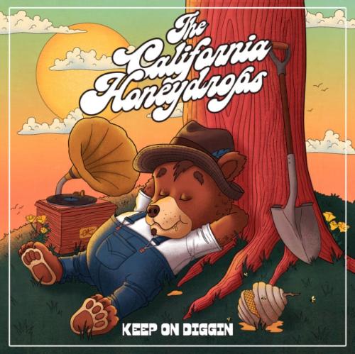 The California Honeydrops - Keep On Diggin' album cover. 