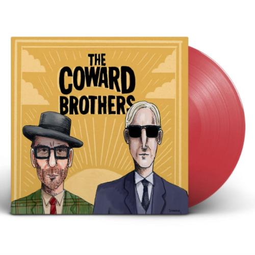 The Coward Brothers - The Coward Brothers album cover and red vinyl. 