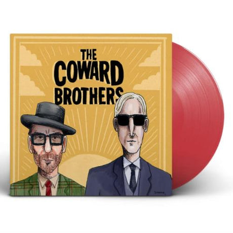 The Coward Brothers - The Coward Brothers album cover and red vinyl. 