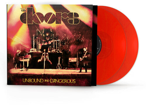 The Doors - Unbound And Dangerous album cover and 2LP red vinyl. 