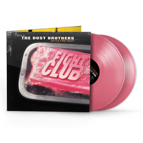 The Dust Brothers - Fight Club album cover and 2LP pink vinyl