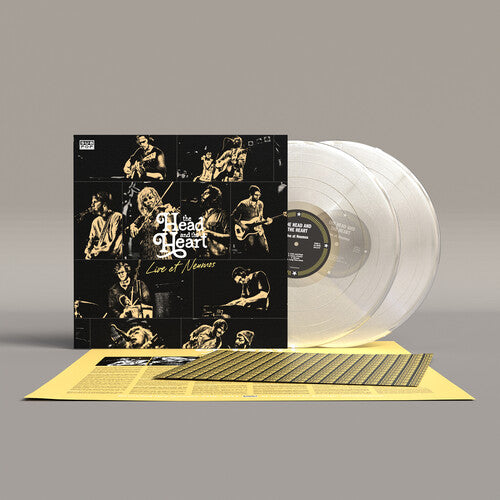 The Head and the Heart - Live at Neumos (2011) album cover and 2LP clear vinyl