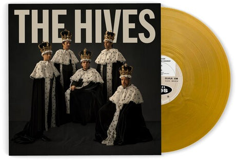 Hives - The Hives Forever Forever The Hives album cover and gold vinyl. 