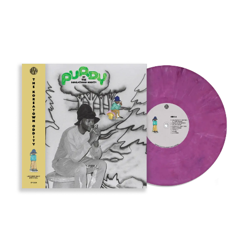 The Koreatown Oddity - Purdy album cover and purple vinyl