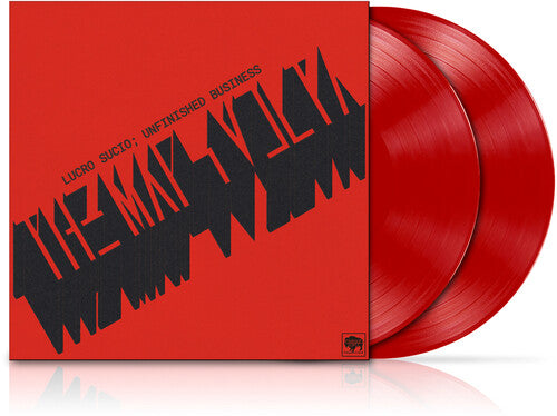 The Mars Volta - Lucro Sucio; Unfinished Business album cover and 2LP red vinyl