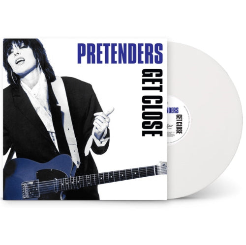 The Pretenders - Get Close album cover and white vinyl.
