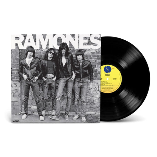 The Ramones - Ramones album cover and black vinyl