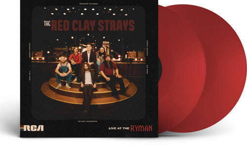 The Red Clay Strays - Live At the Ryman album cover and 2LP red vinyl. 