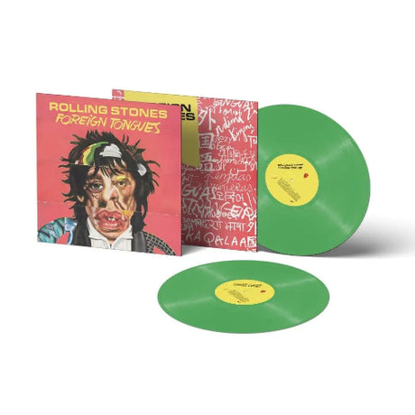 Rolling Stones - Foreign Tongues album cover and 2LP green vinyl. 