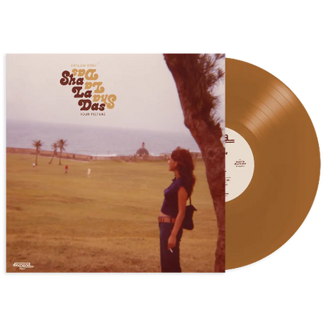 The Sha La Das - Your Picture album cover and honey mustard vinyl 