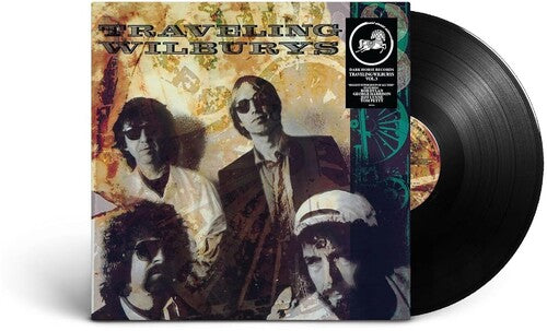 The Traveling Wilburys - The Traveling Wilburys, Vol. 3 album cover and black vinyl. 