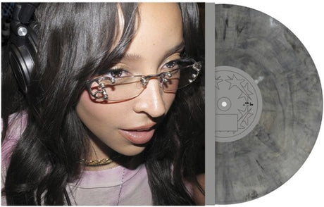 Tinashe - Popstar album cover and grey marble vinyl