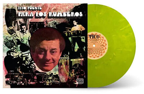 Tito Puente - Para Los Rumberos album cover and green guava vinyl. 