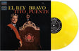 Tito Puente - El Rey Bravo album cover and yellow vinyl. 
