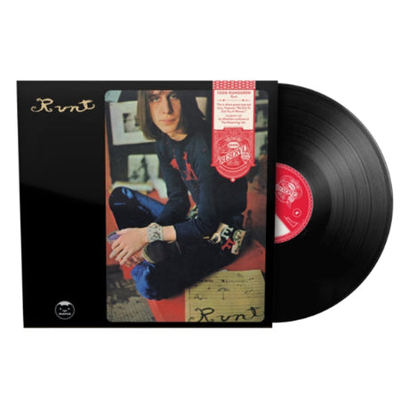 Todd Rundgren - Runt album cover and black vinyl. 