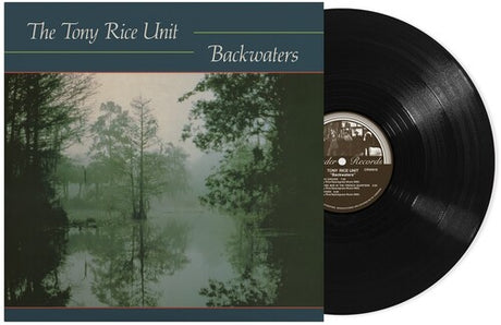 Tony Rice - Backwaters album cover and vinyl. 