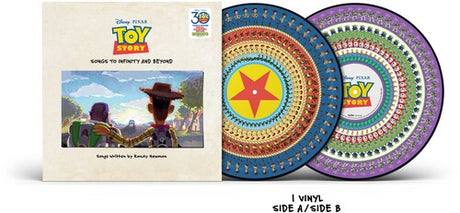 Randy Newman - Toy Story: Songs To Infinity And Beyond album cover and zoetrope picture disc. 