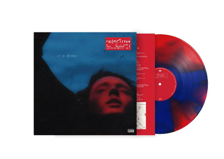 Troye Sivan - In a Dream album cover and red & blue swirl vinyl.  
