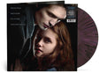 Twilight (OST) album cover and purple and black splatter vinyl. 