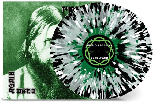Type O Negative - Dead Again album cover and white, green, and black 2LP vinyl. 