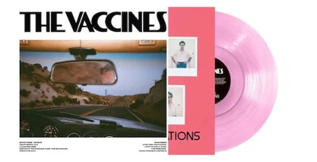 The Vaccines - Pick-up Full Of Pink Carnations album cover, inner sleeve, and pink vinyl. 