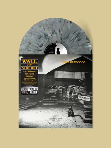 Wall of Voodoo - Wall of Voodoo album cover and black and white swirl vinyl record