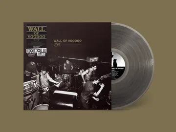 Wall of Voodoo - Live album cover art and black ice vinyl record