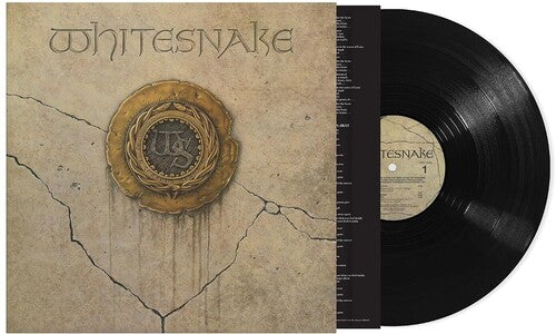 Whitesnake - Whitesnake album cover and black vinyl
