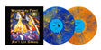Widespread Panic - Ain't Life Grand album cover and 2LP orange, yellow, and blue swirl vinyl. 