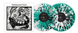 Widespread Panic - Widespread Panic album cover and 2LP seafoam, white, and black splatter vinyl