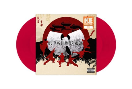 Wu-Tang Clan - Chamber Music album cover and red vinyl.