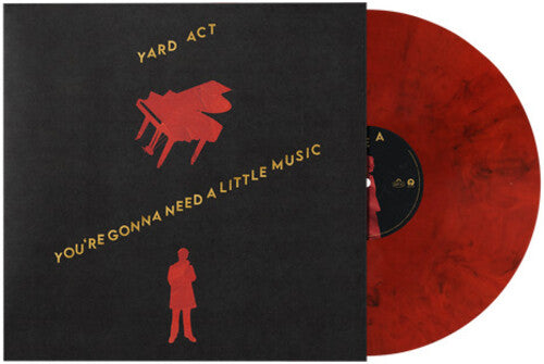 Yard Act - You're Gonna Need A Little Music album cover and red vinyl