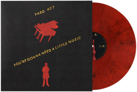 Yard Act - You're Gonna Need A Little Music album cover and red vinyl