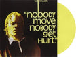 Yellowman - Nobody Move Nobody Get Hurt album cover and lemonade vinyl. 